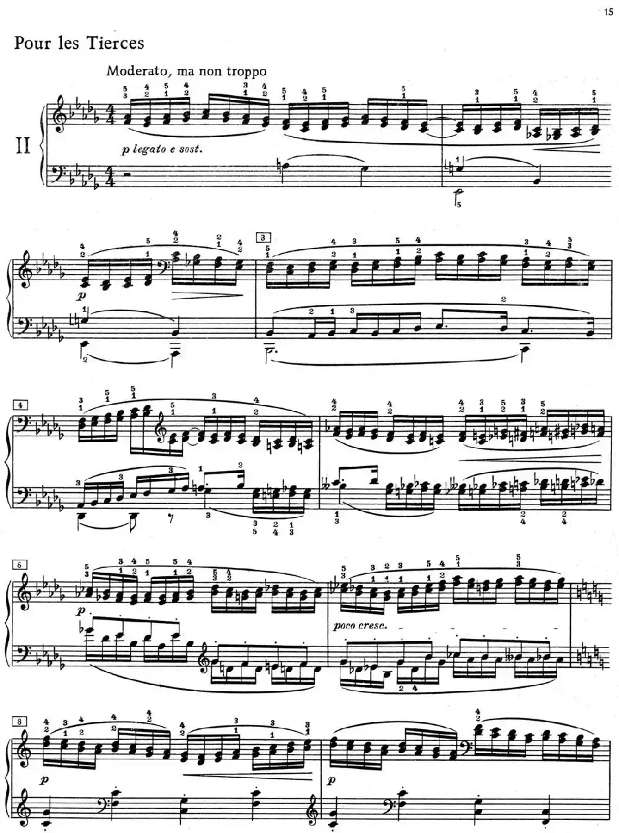 德彪西12首钢琴练习曲（2 三度练习v1.0 tierces）