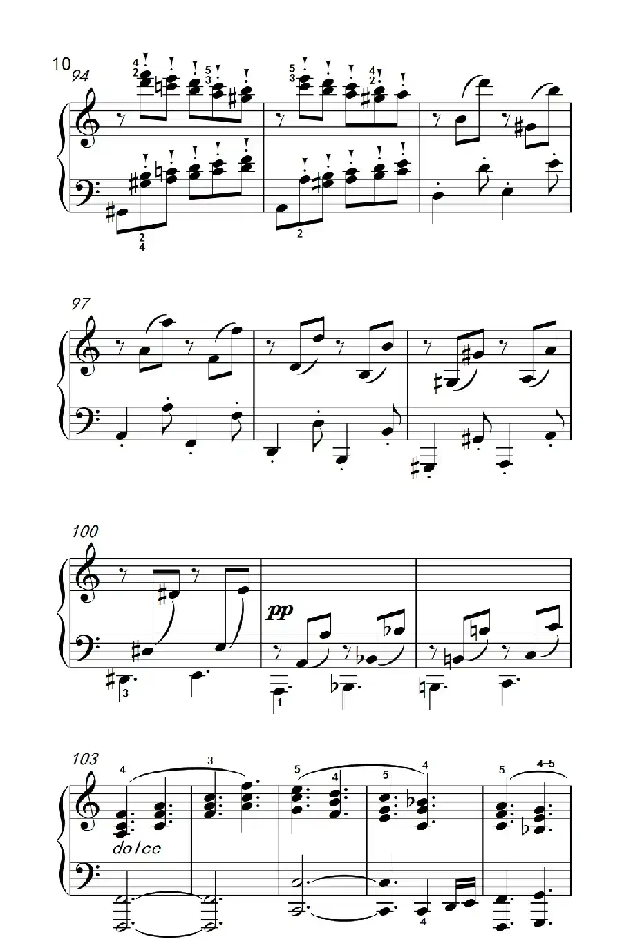 奏鸣曲 Opus 2 Nr.3 第四乐章(贝多芬奏鸣曲集 1)