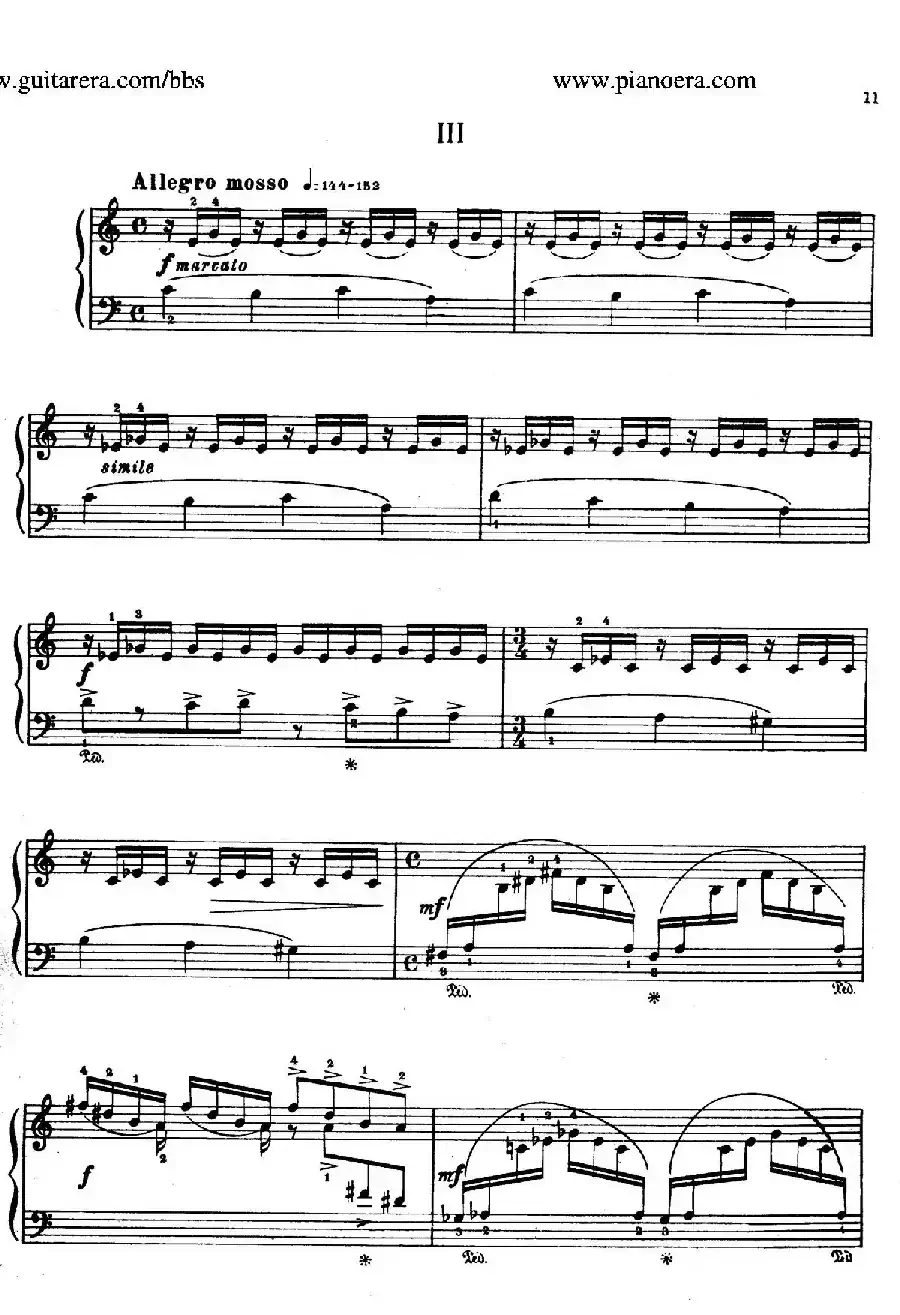 Piano Sonatina in C Major Op.93（C大调钢琴小奏鸣曲·第三乐章）