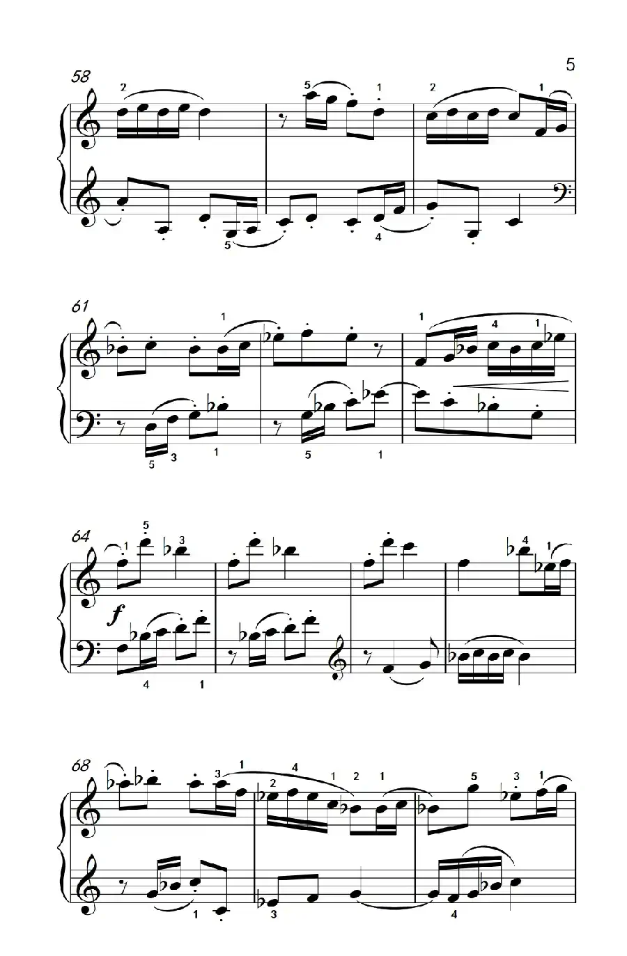 第七级2.宫调式——小喇叭(中央音乐学院 钢琴(业余)考级教程 7-9级)