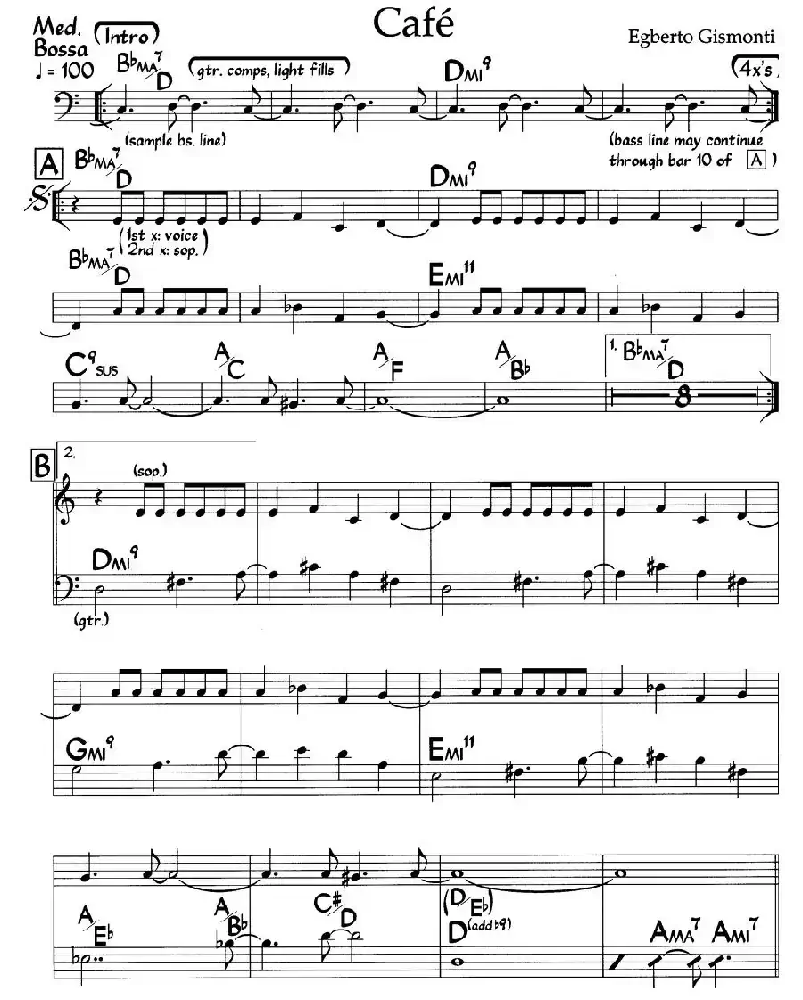 Cafe(咖啡馆)(爵士钢琴曲)