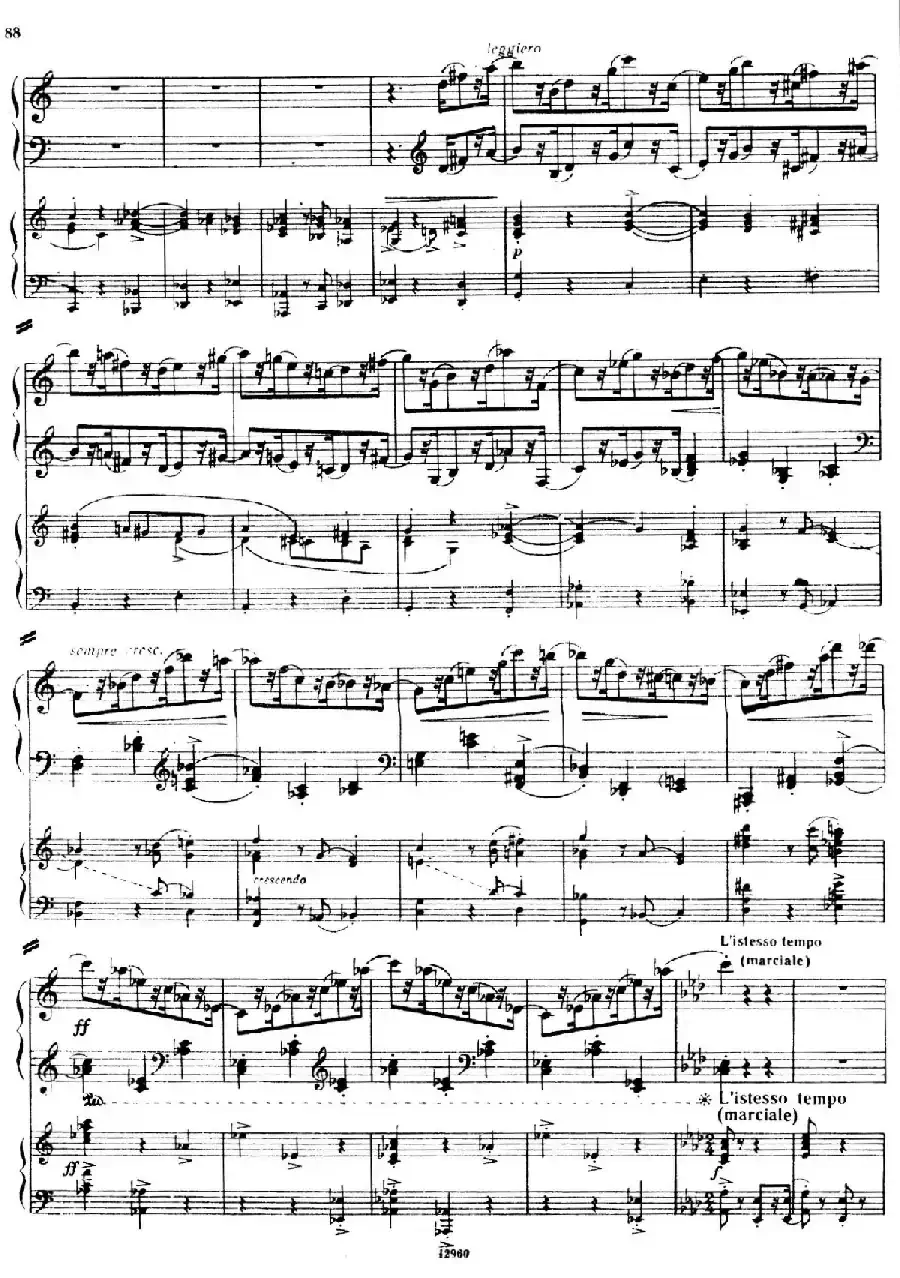 Piano Concerto No.2 in c Minor Op.50（c小调第二钢琴协奏曲·Ⅲ·双钢琴）