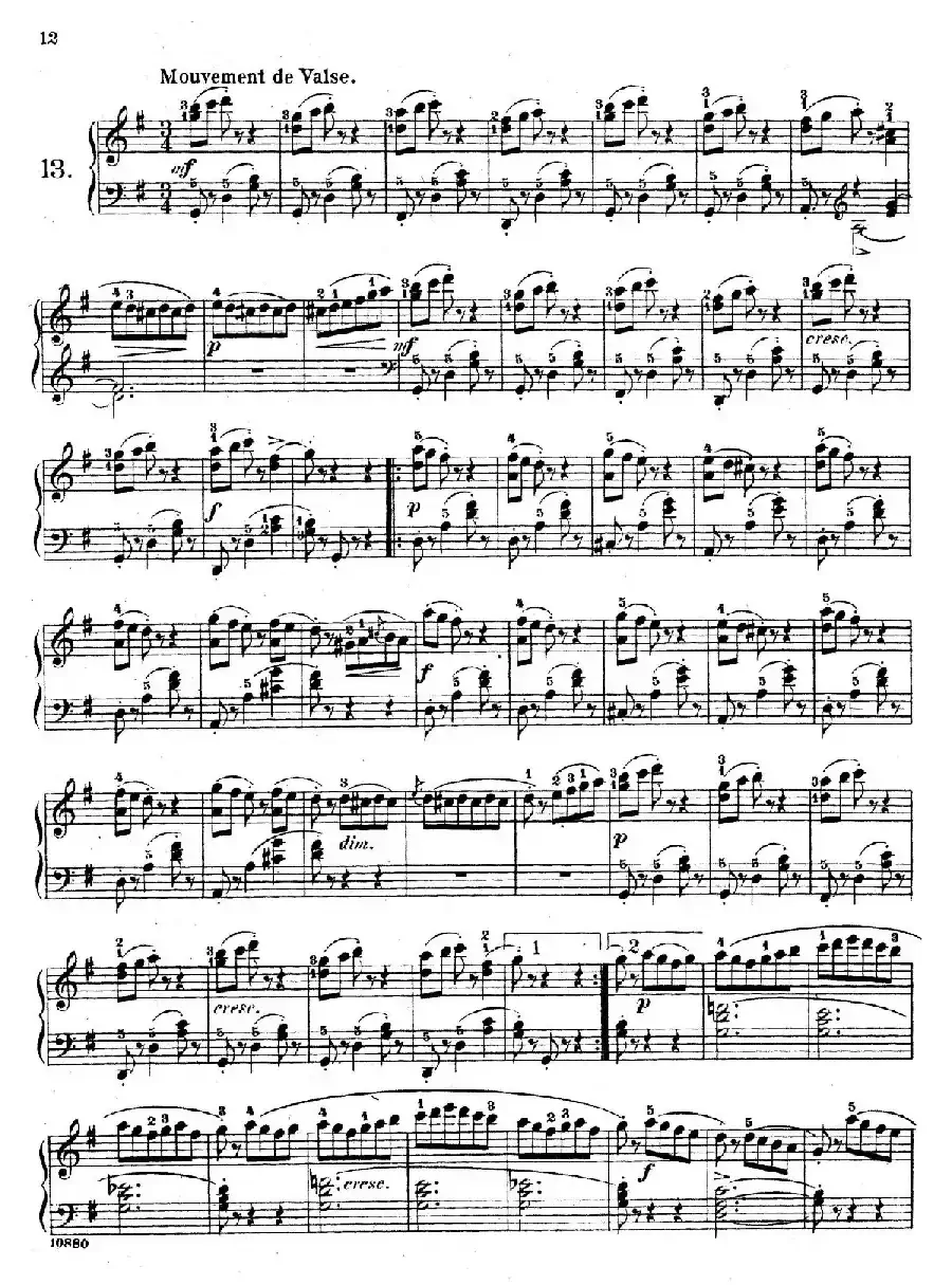 Etudes Enfantines Op.37（儿童钢琴练习曲 第11——14首）