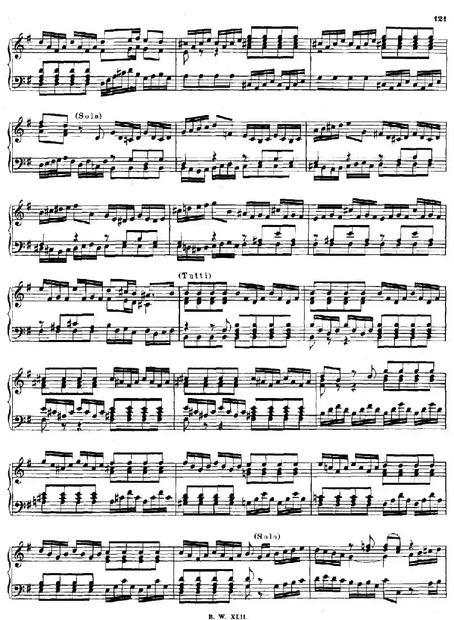 16 Concertos BWV 972-987（十六首为独奏古钢琴而作的协奏曲）（P61——70）