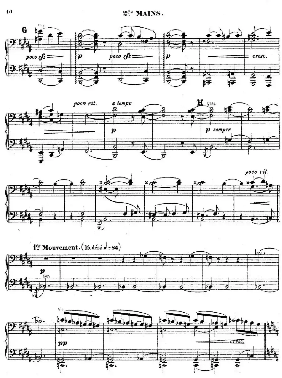 Symphony on a French Mountain Air Op.25（法国山歌交响曲·双钢琴·Ⅰ）