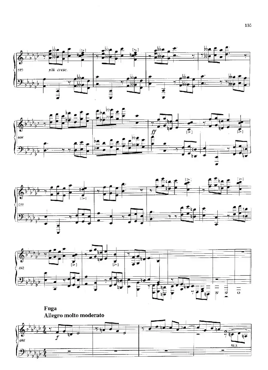 Variations and Fuge in e-flat Minor Op.23（降e小调主题变奏与赋格）