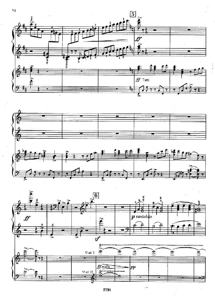 Piano Concerto No.3 in D major, Youth Op.50 - 2 pianos（D大调第三钢琴协奏曲“为青少年而作”Op.50·双钢琴）