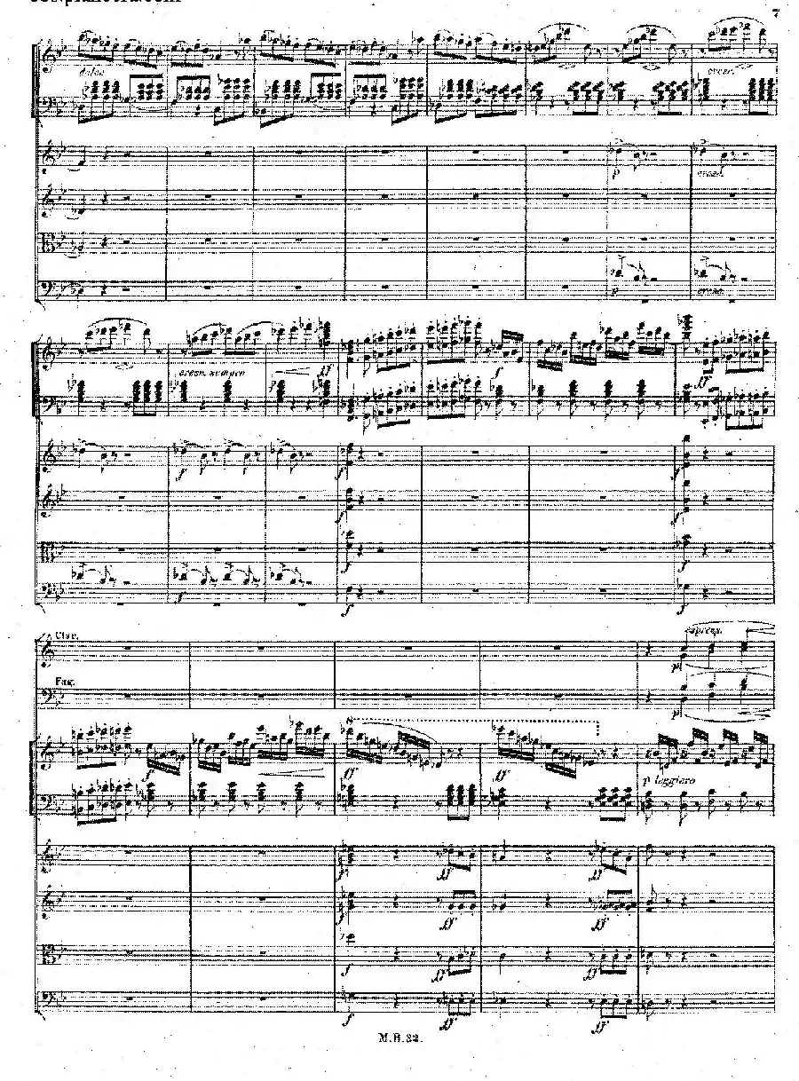Piano Concerto No.1 in g Minor Op.25（g小调第一钢琴协奏曲·总谱）