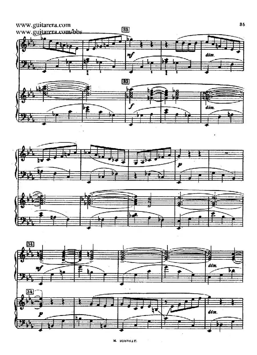 第二双钢琴组曲 Suite for Two Pianos No.2 Op.17（2. 圆舞曲 Valse）