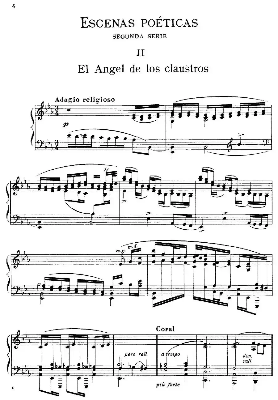 Escenas Poeticas（Segunda Serie  Ⅱ）