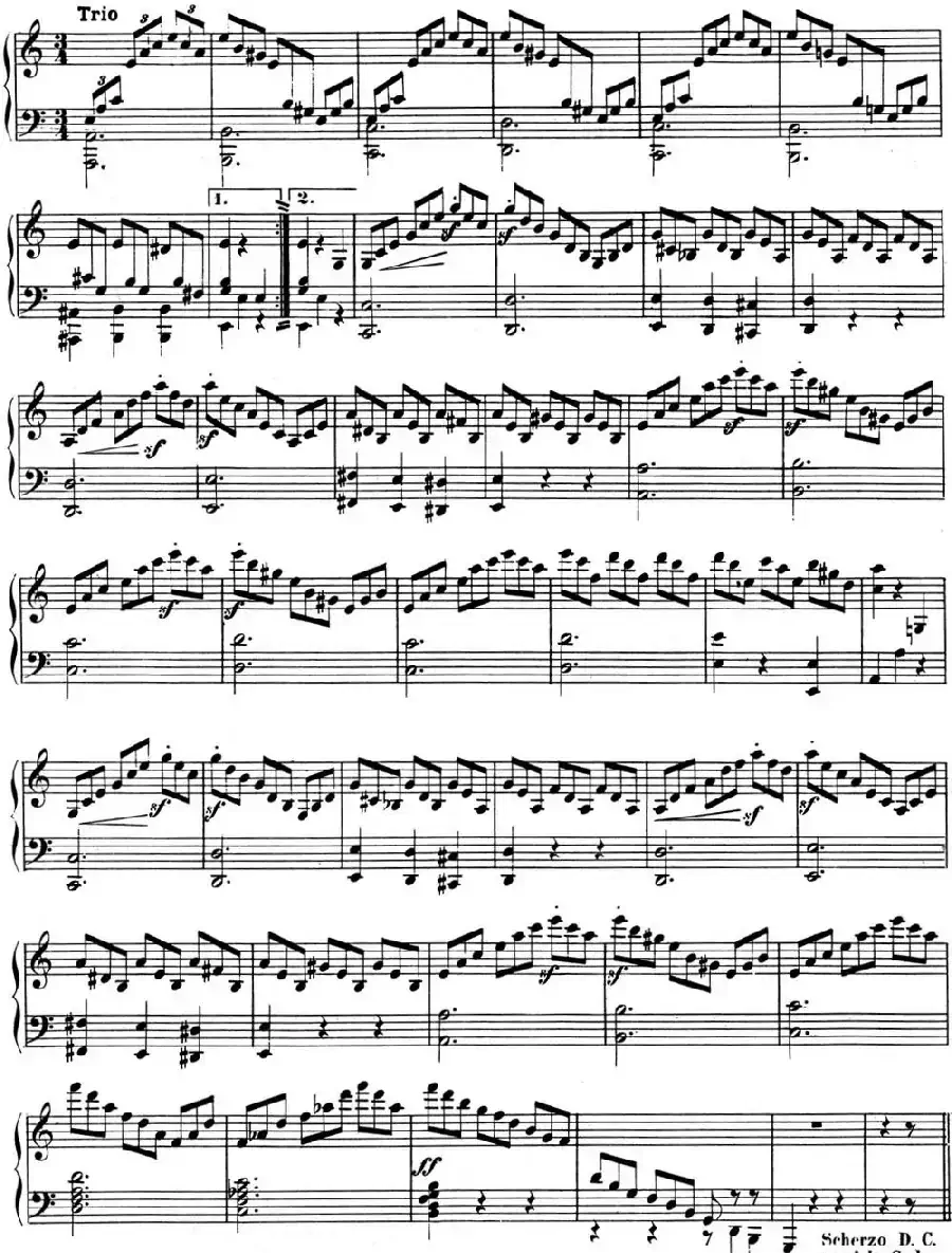 贝多芬钢琴奏鸣曲03 C大调 Op.2 No.3 C major