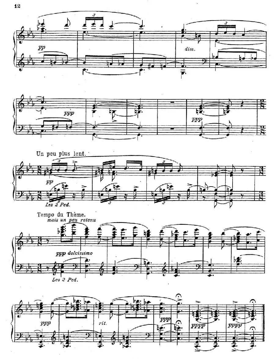 Sonate Romantique Op.3（浪漫奏鸣曲·Ⅰ）