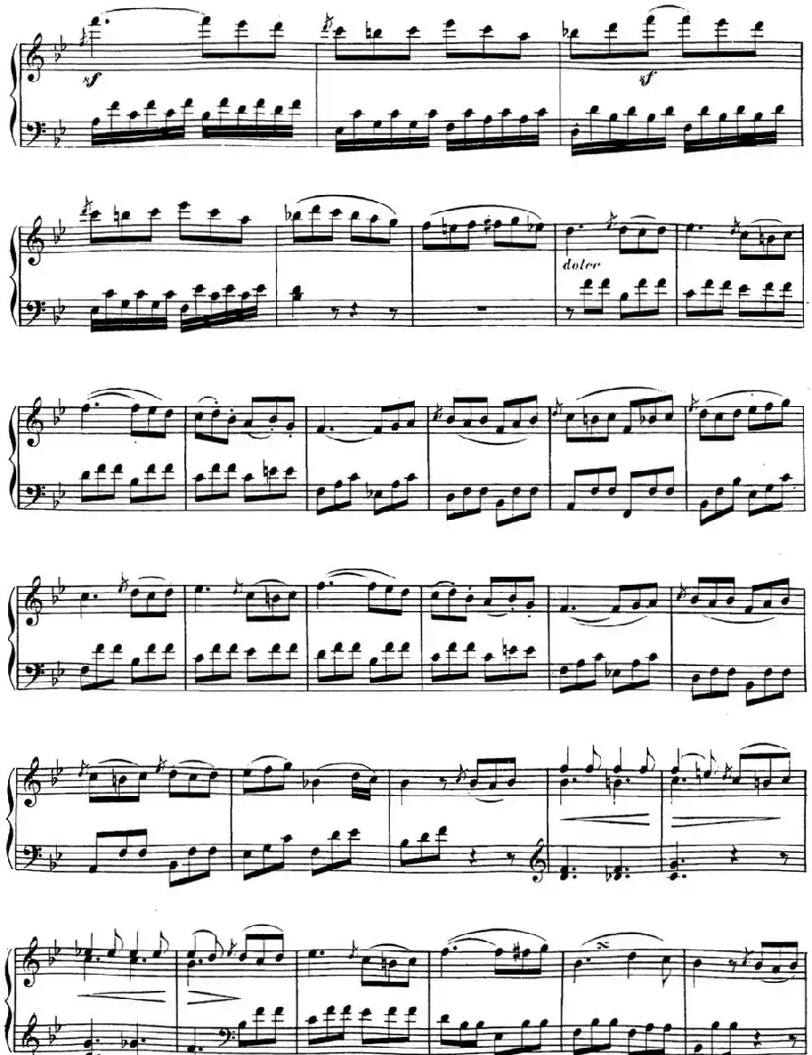 贝多芬钢琴奏鸣曲19 g小调 Op.49 No.1 G minor