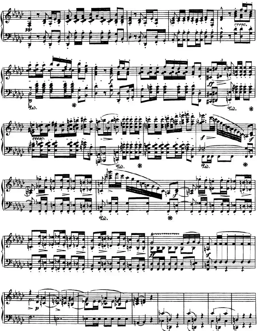 肖邦 波兰舞曲 Op.26 No.2 降e小调 Polonaise