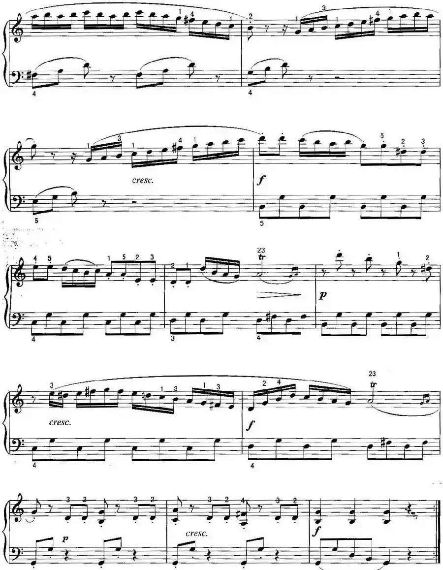不可不弹的世界钢琴名曲：小奏鸣曲Op.36-3