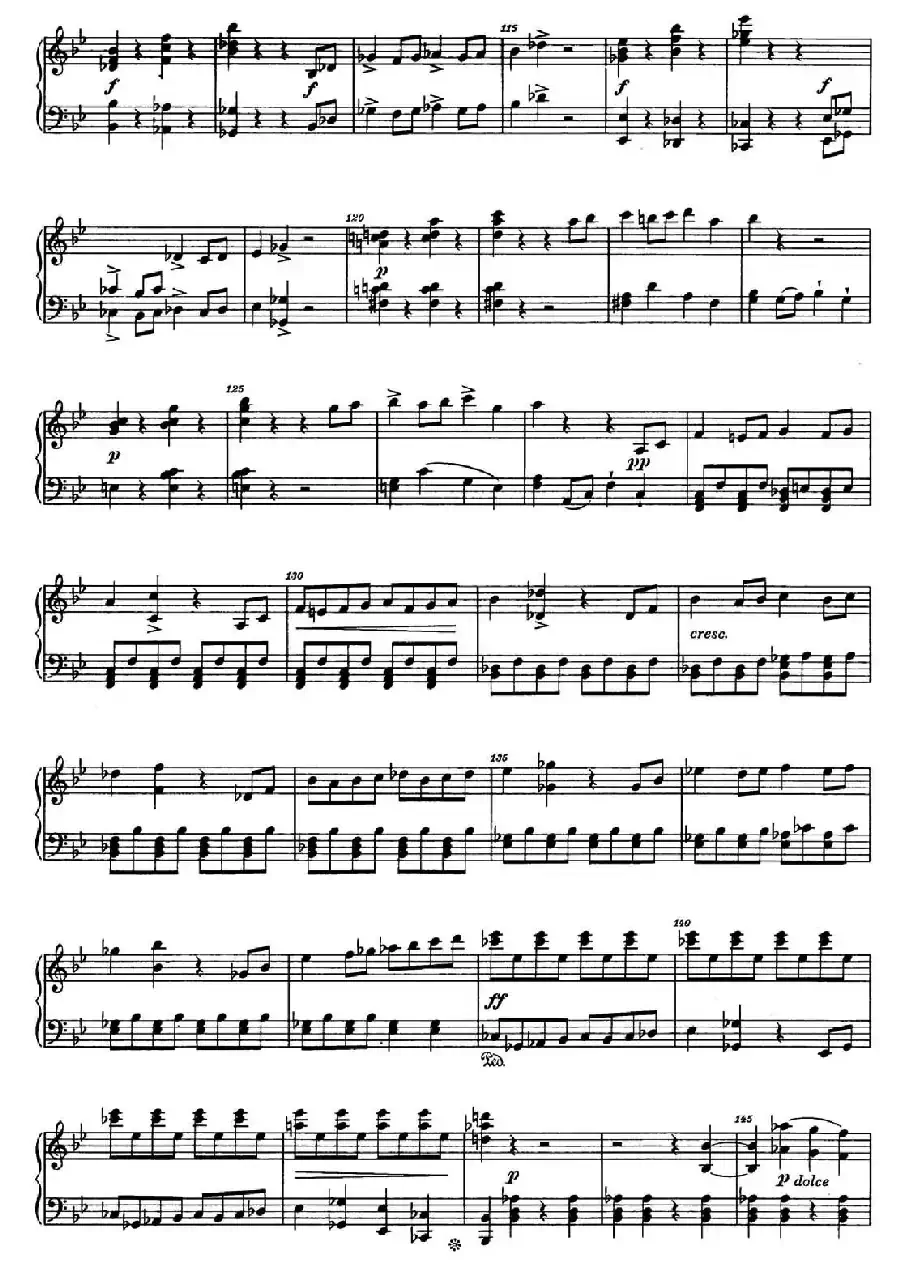 降B大调钢琴奏鸣曲 （Piano Sonata in B-flat Major Op.1）