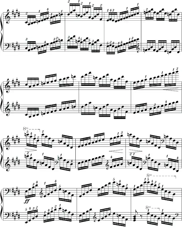 练习曲op.73 no.1