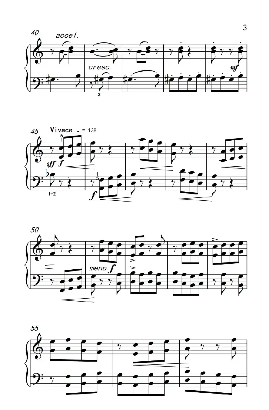 民间曲调变奏(巴托克 小宇宙 钢琴教程 4)