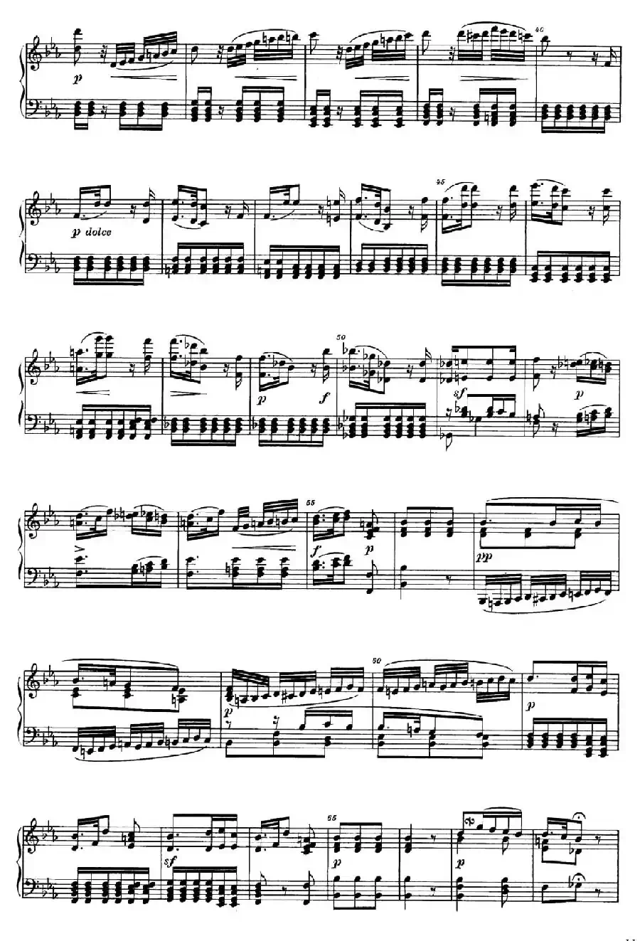 降B大调钢琴奏鸣曲 （Piano Sonata in B-flat Major Op.1）