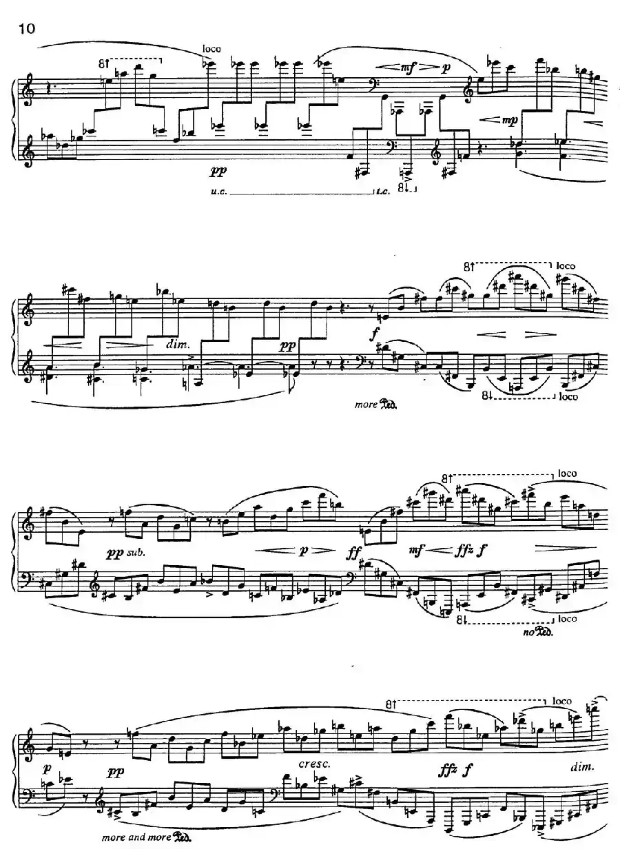 Nine Bagatelles （9首小品）（Ⅵ）