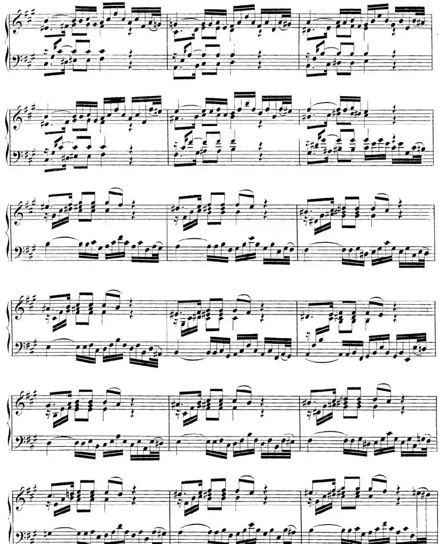 Toccata BWV 910（7首托卡塔·No.1 #F小调）