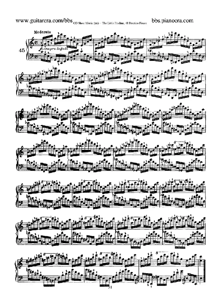 48 Practice Pieces（四十八首钢琴练习曲）