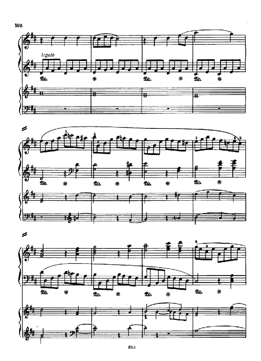 Concerto no 5 K 175 - 2 Piano（Ⅲ）
