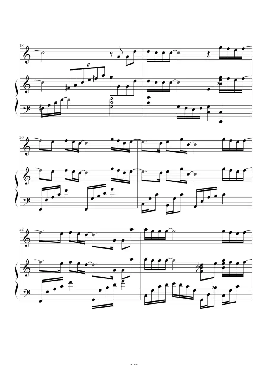 向左走向右走（钢琴伴奏谱）