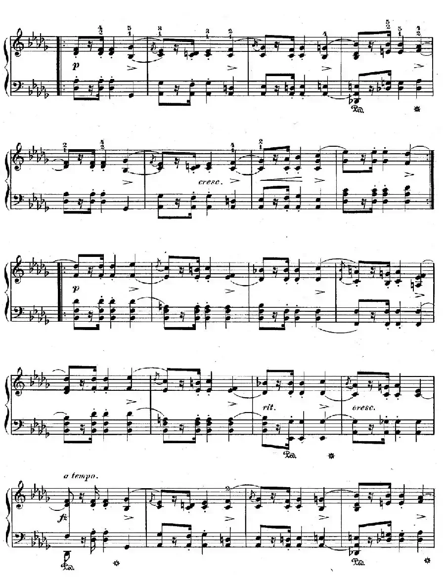 Trois Mazurkas Op.50（3首玛祖卡舞曲·2）