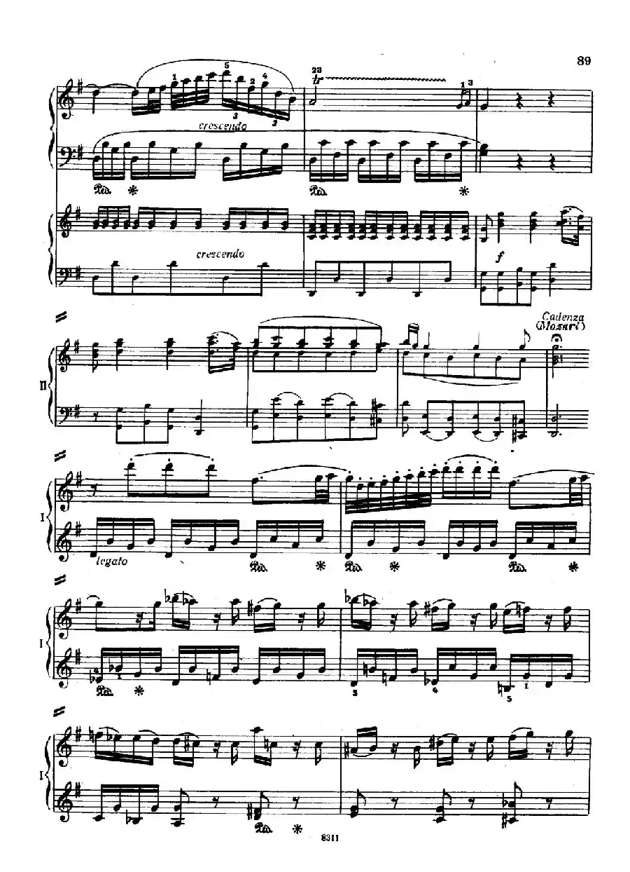 Concerto no 5 K 175 - 2 Piano（Ⅱ）