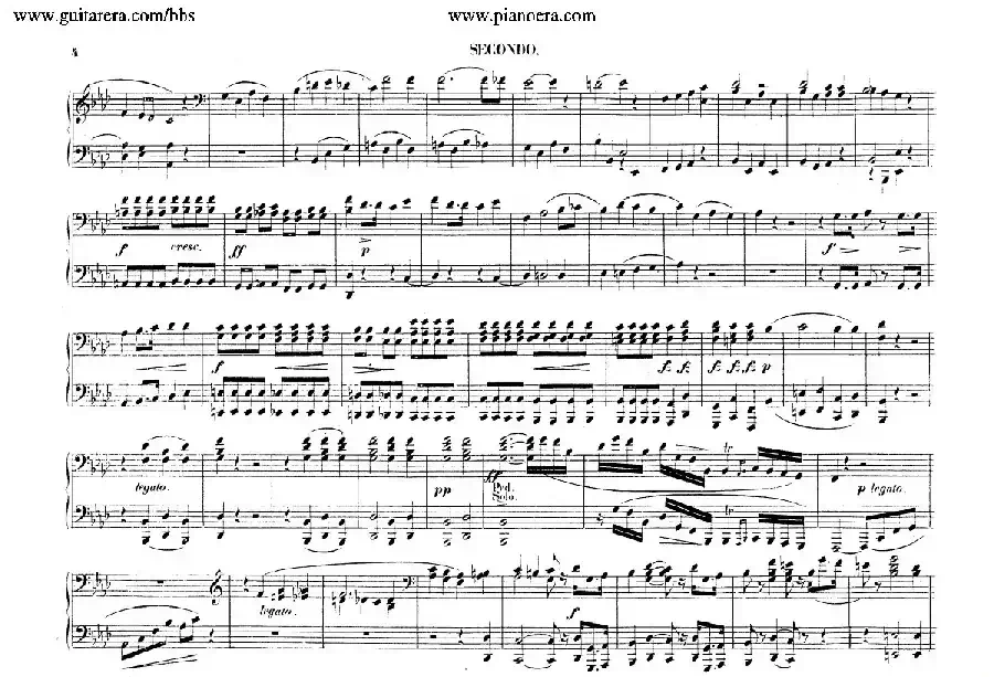 Piano Concerto No.2 in f Minor Op.21（f小调第二钢琴协奏曲·四手联弹版）