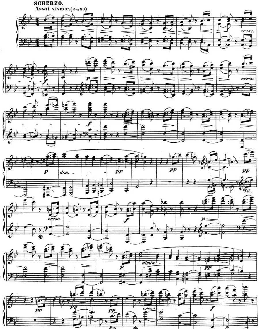 贝多芬钢琴奏鸣曲29 钢琴（锥子键琴）降B大调 Op.106 B-flat major