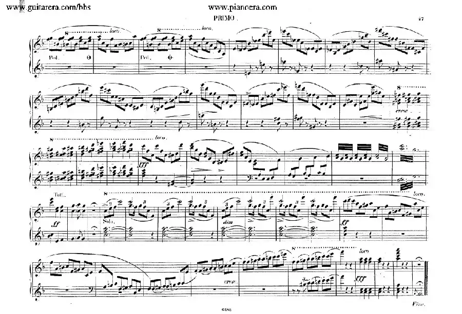 Piano Concerto No.2 in f Minor Op.21（f小调第二钢琴协奏曲·四手联弹版）