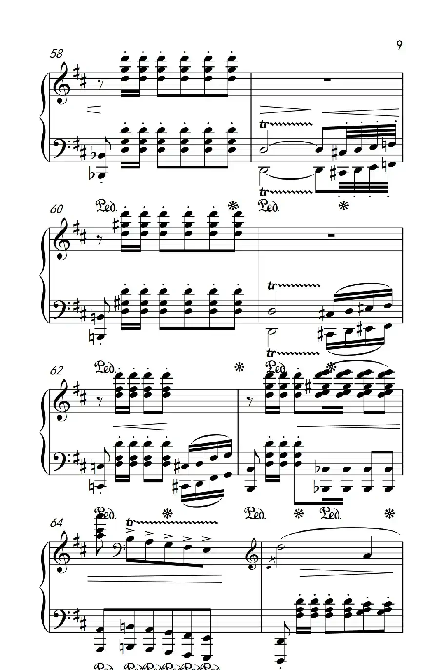 bA大调波兰舞曲