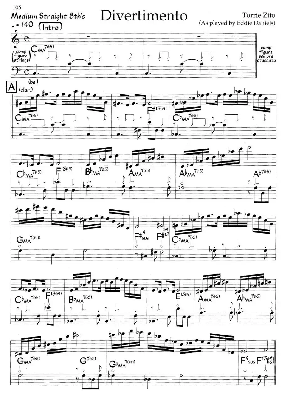 Divertimento（爵士钢琴曲）