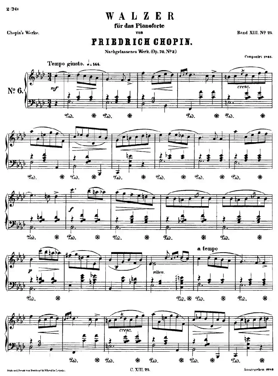 f小调圆舞曲Op.70-2