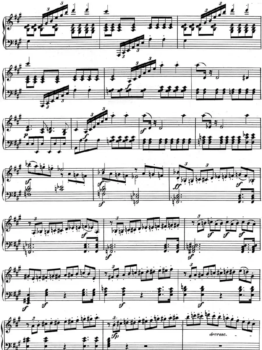 贝多芬钢琴奏鸣曲02 A大调 Op.2 No.2 A major