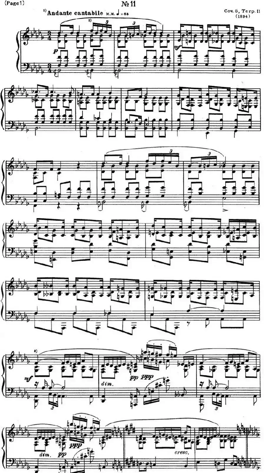 斯克里亚宾12首钢琴练习曲 Op8（No.11 Alexander Scriabin Etudes）