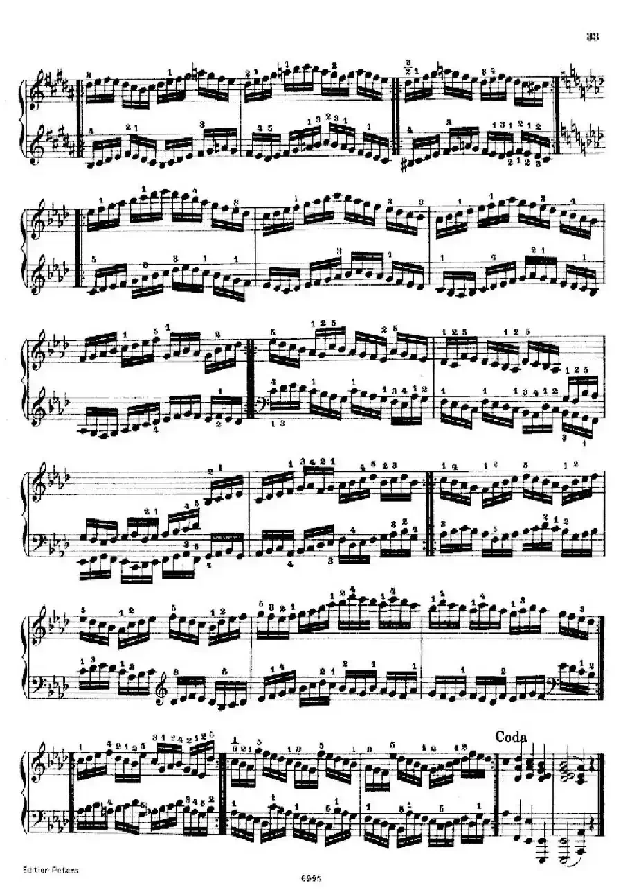 School of the Virtuoso Op.365（60首钢琴高级练习曲·13）