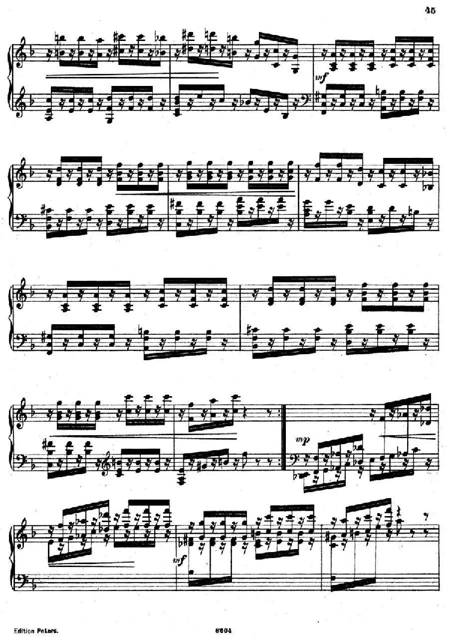 Six Etudes Op.23（6首练习曲·Ⅴ）