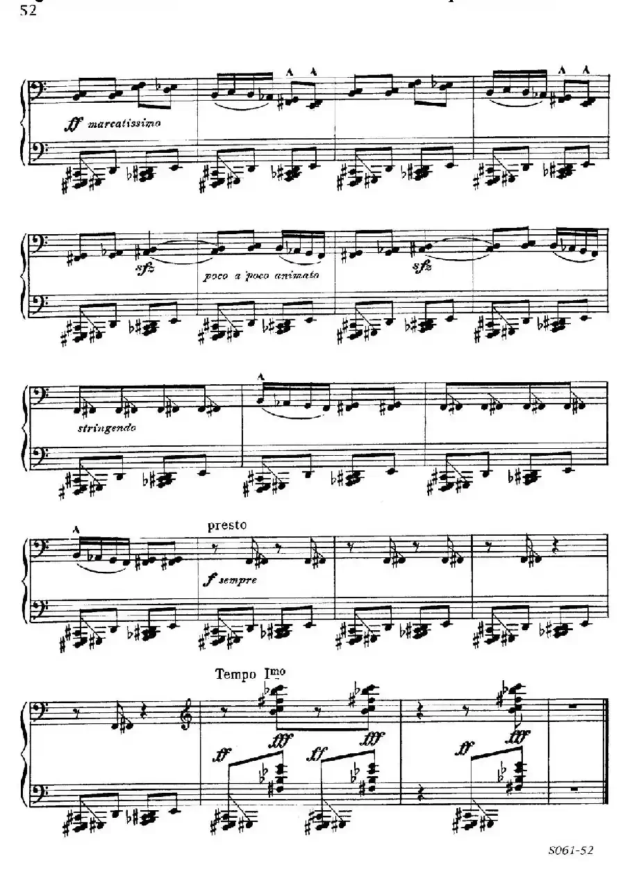 Poems of 1917 Op.41（1917之诗 10. 亡灵之舞）