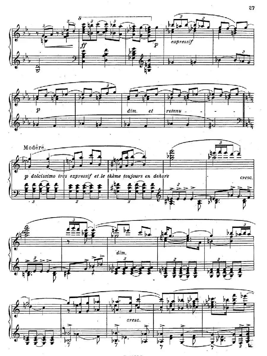 Sonate Romantique Op.3（浪漫奏鸣曲·Ⅲ）