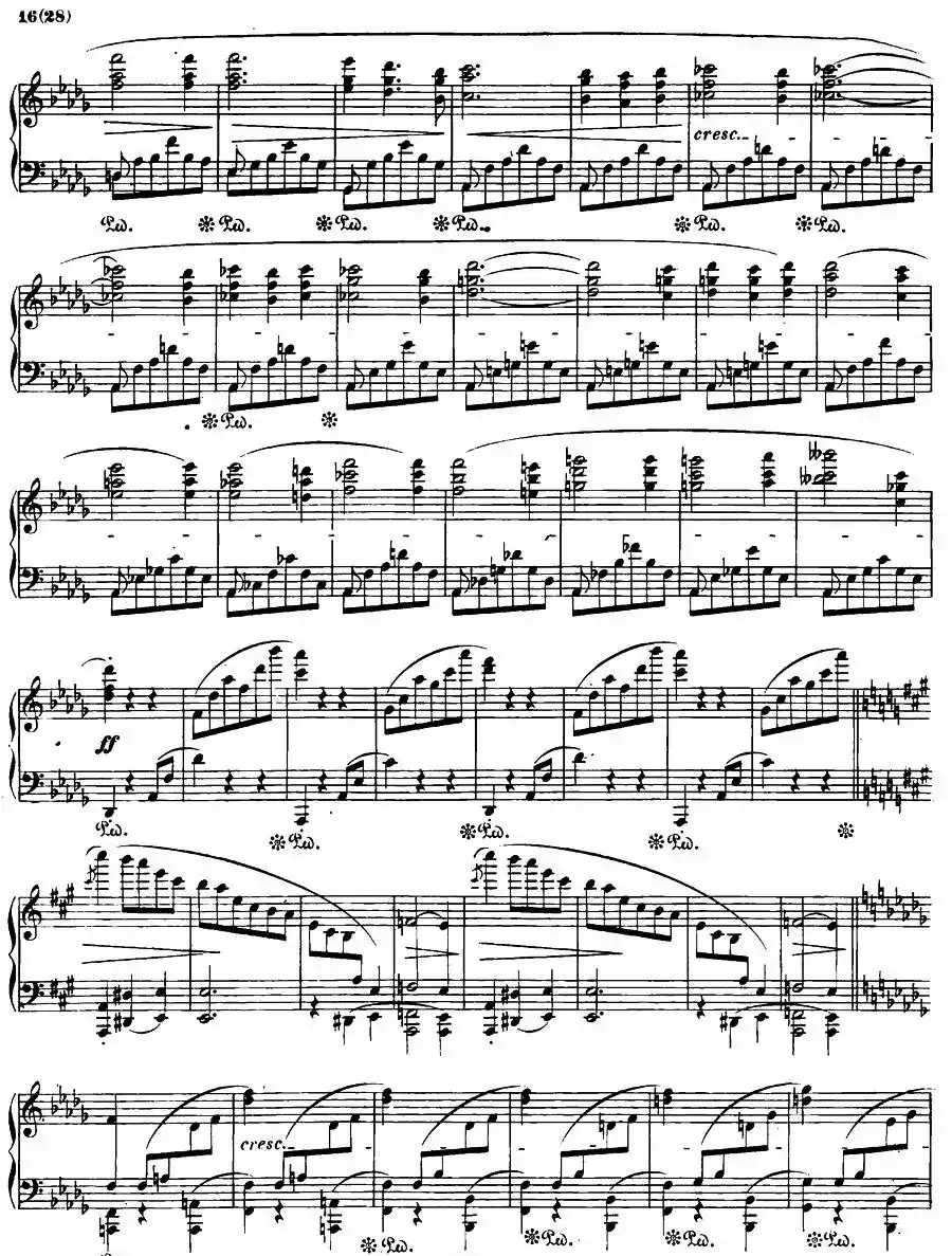 降b小调钢琴谐谑曲Op.31（第二号）