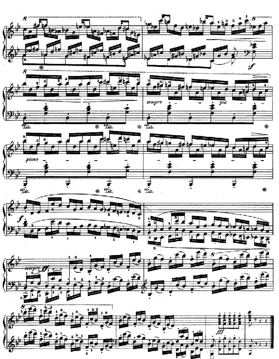 降B大调莫扎特主题变奏曲 Op.2（为钢琴与乐队而作）