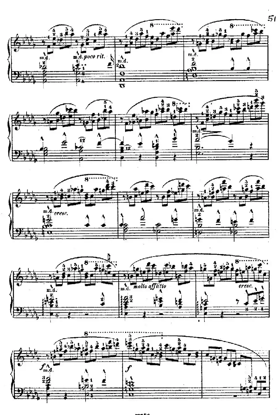 Douze Etudes de Salon Op.5（12首沙龙练习曲·10）