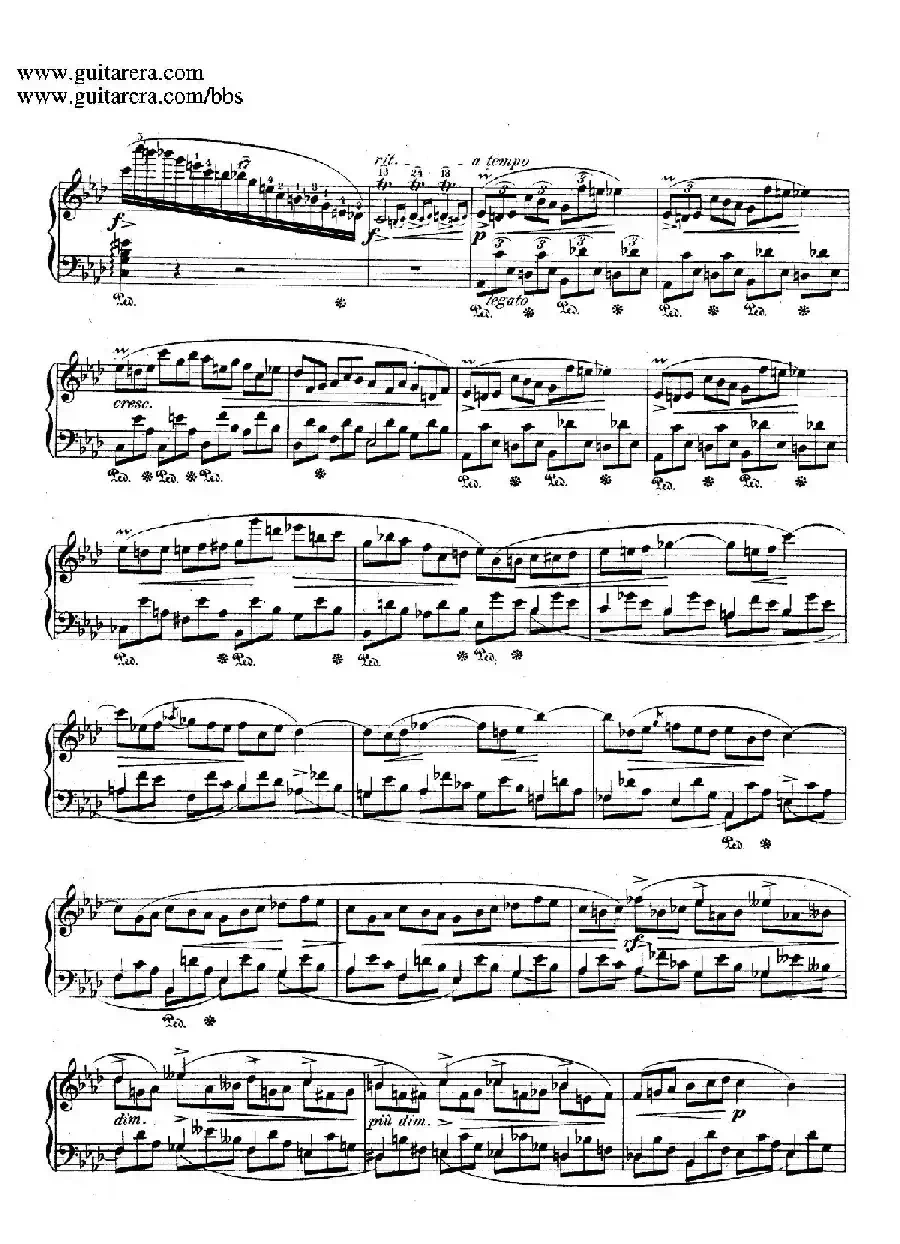 Impromptu in D-flat Major Op.29（降A大调第一即兴曲）