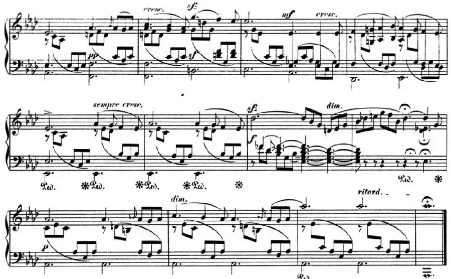 门德尔松无词歌Op.53（NO.1）