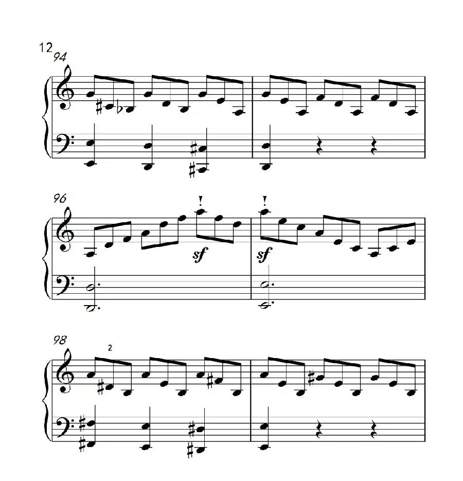 奏鸣曲 Opus 2 Nr.3 第三乐章(贝多芬奏鸣曲集 1)