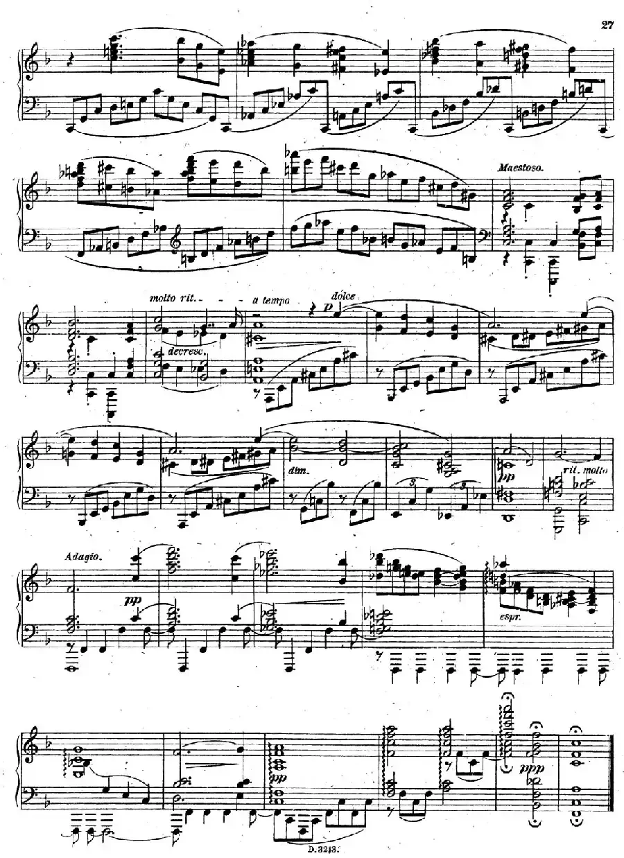 Four Pieces 4首小品 Op.2（Ⅲ）