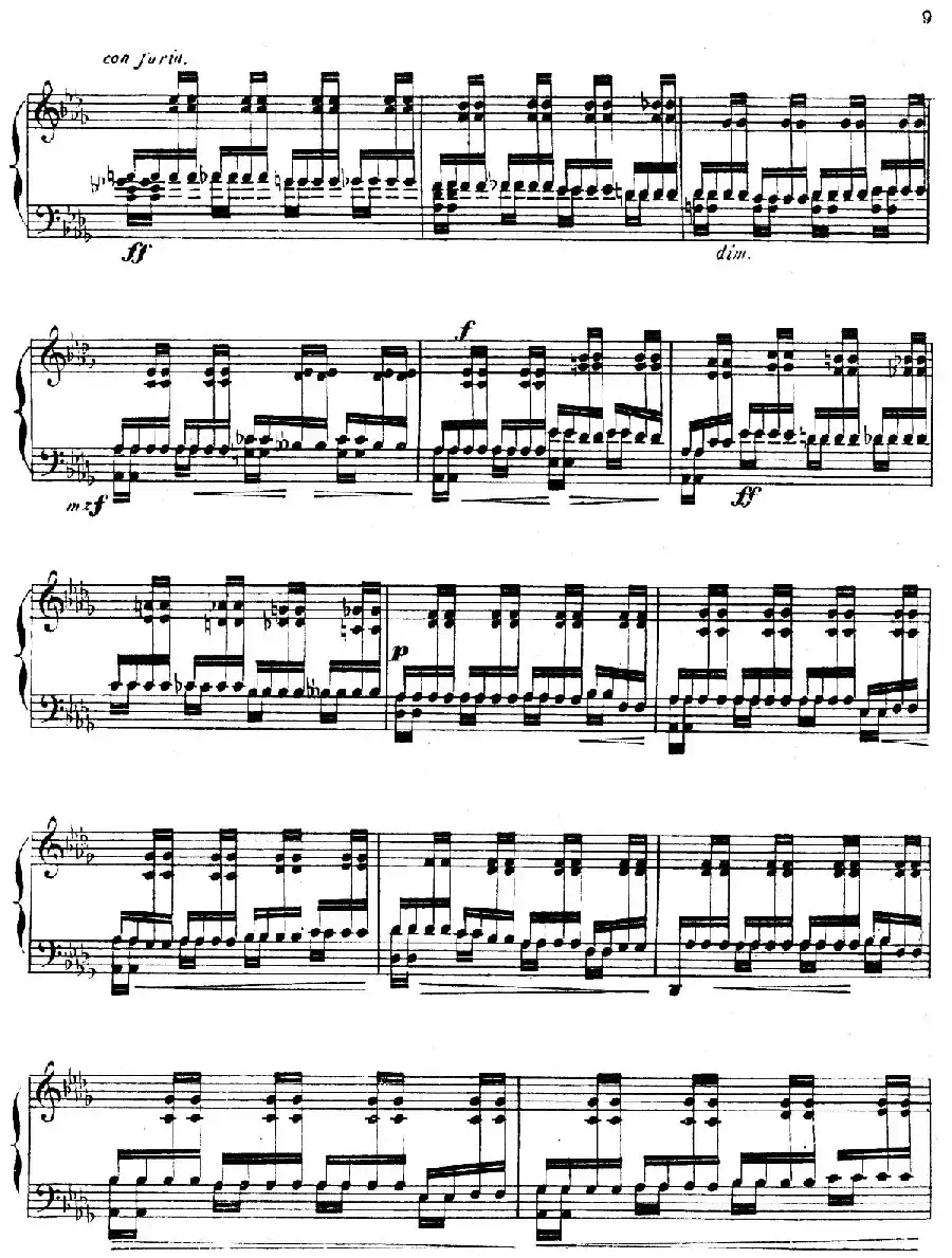 Grande Etude de Concert Tremolo Op.58（音乐会练习曲“震音”）